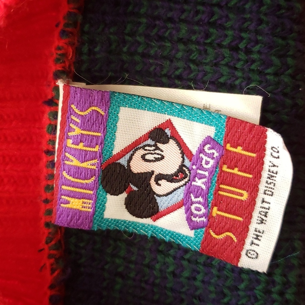 (Y14) Mickey's Stuff for Kids Walt Disney Co. Vintage 80s 90s Cardigan Classic - Picture 3 of 9